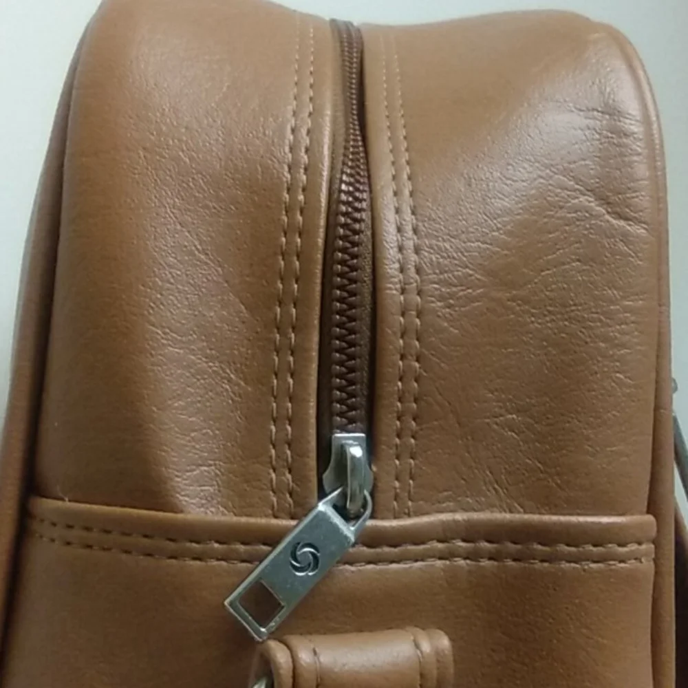 Vintage Samsonite Concord Carry-On Zippered Travel Bag W/Shoulder Strap - Picture 7 of 11